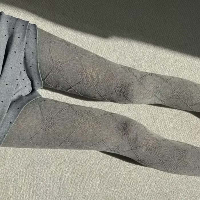 Leggings de style britannique vintage collants élégants pour femmes