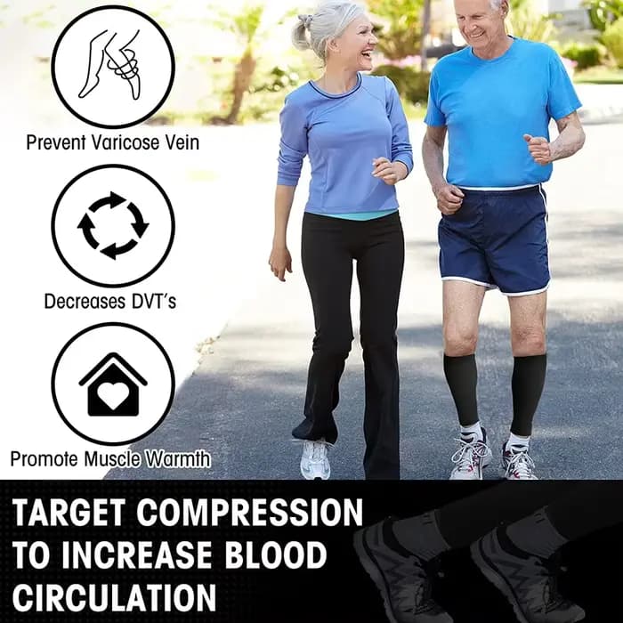 1 paire de manchons de Compression pour mollets pour hommes et femmes