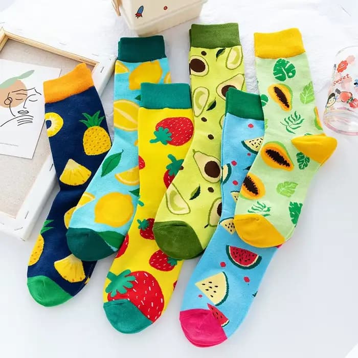 5 paires hommes robe à motifs chaussettes décontractées drôle fou amusant coloré nouveauté coton peigné mode Cew chaussettes