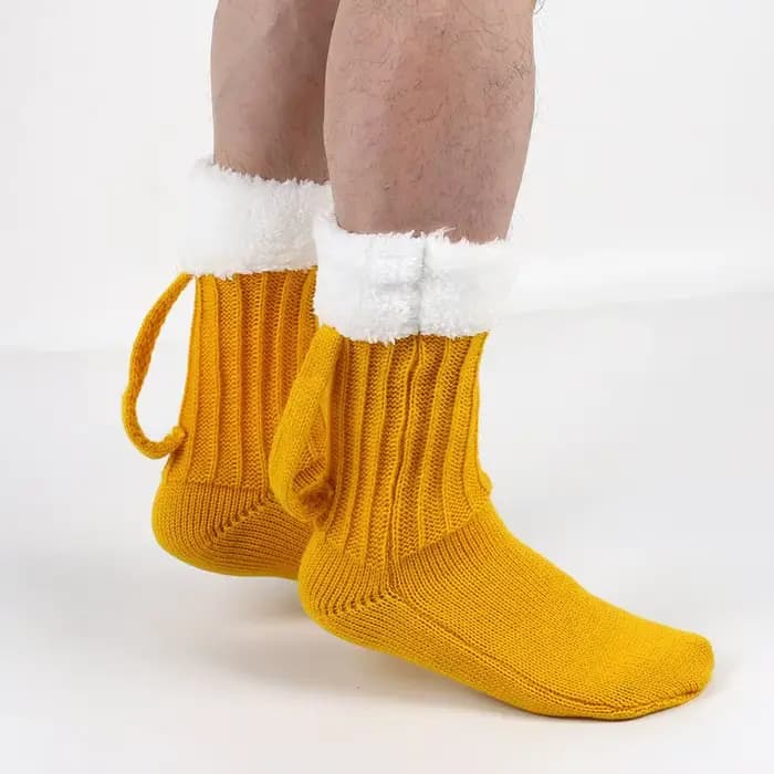 Chaussettes tricotées amusantes pour hommes et femmes