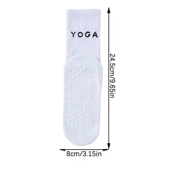 Chaussettes de Pilates antidérapantes pour femmes, 5 paires de chaussettes de yoga, de ballet, de barre, d'hôpital, de gym et d'athlétisme pour femmes