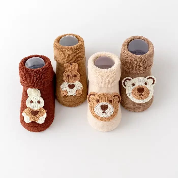 Chaussettes d'hiver en peluche pour nouveau-nés 0-2 ans