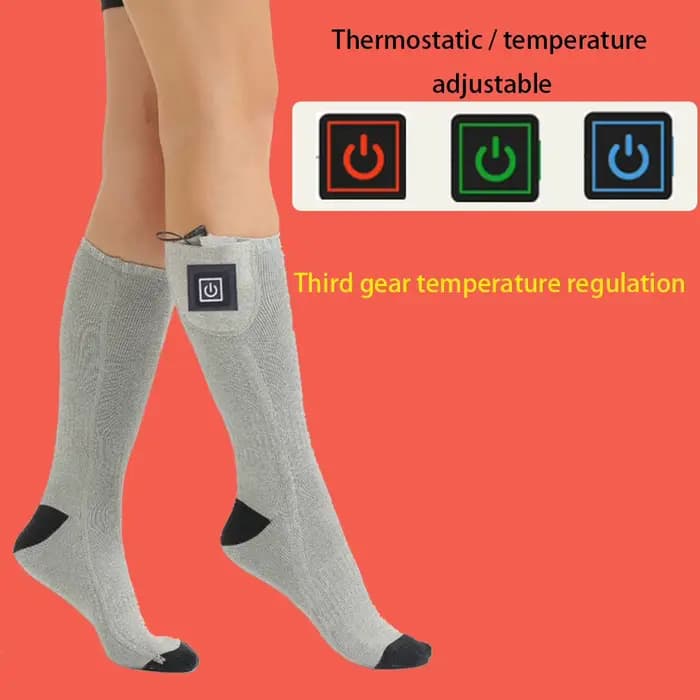 1 paire de chaussettes chauffantes d'hiver