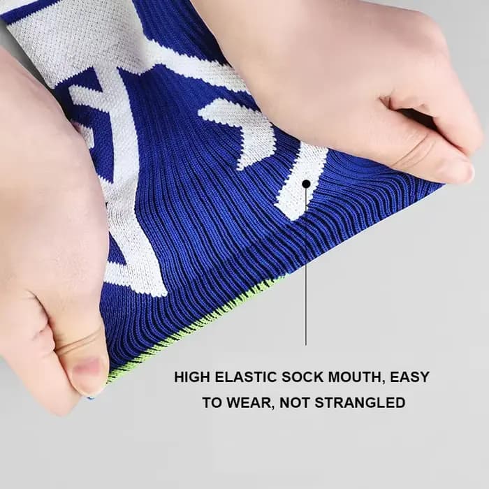 Elite Sport cyclisme basket-ball chaussettes Compression course homme noir tendance respirant longue randonnée amortissement athlétique professionnel