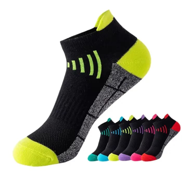 6 paires de chaussettes basses colorées pour hommes