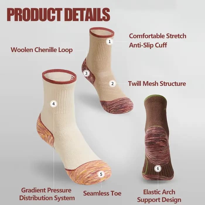 Naturehike – chaussettes de sport pour hommes et femmes