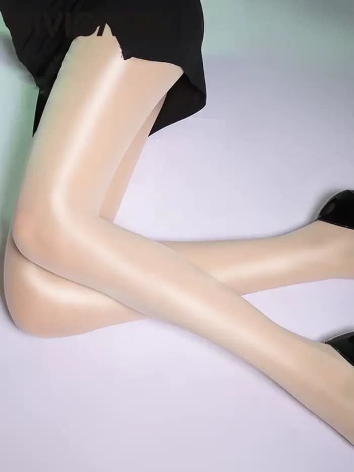 BIVIGAOS printemps été huile brillant collants bas