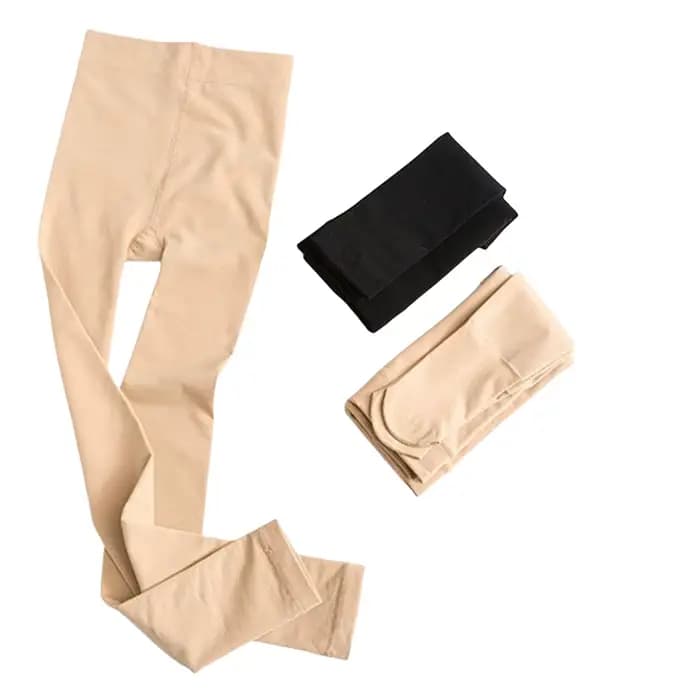 Collants chauds sans pieds en velours pour femmes