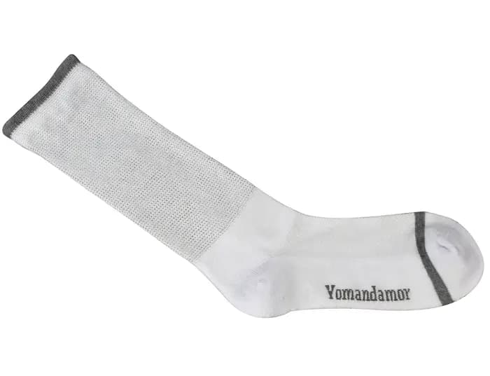 Chaussettes d'équipage en bambou pour hommes diabétiques