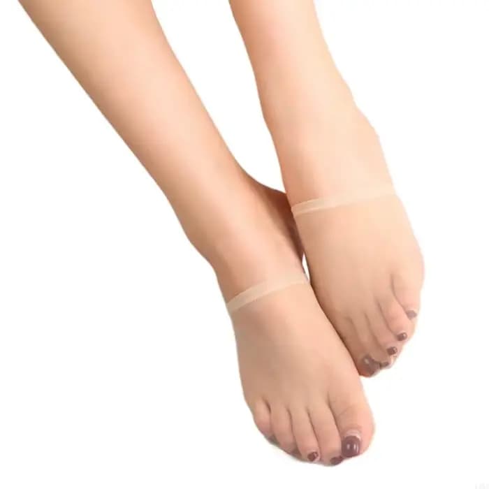 Demi-chaussettes pour les femmes toe à maille transparente No Chauquettes sans spectacle chaussettes cadeaux y1ac