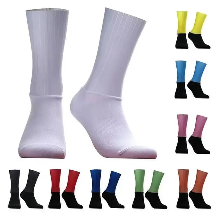 1 paire de chaussettes aérodynamiques pour vélo