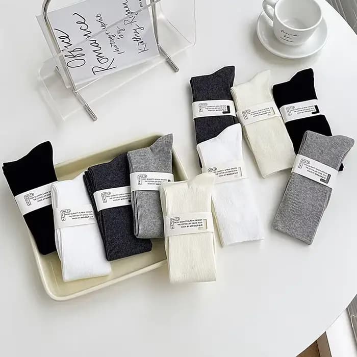 Chaussettes mi-mollet pour femme