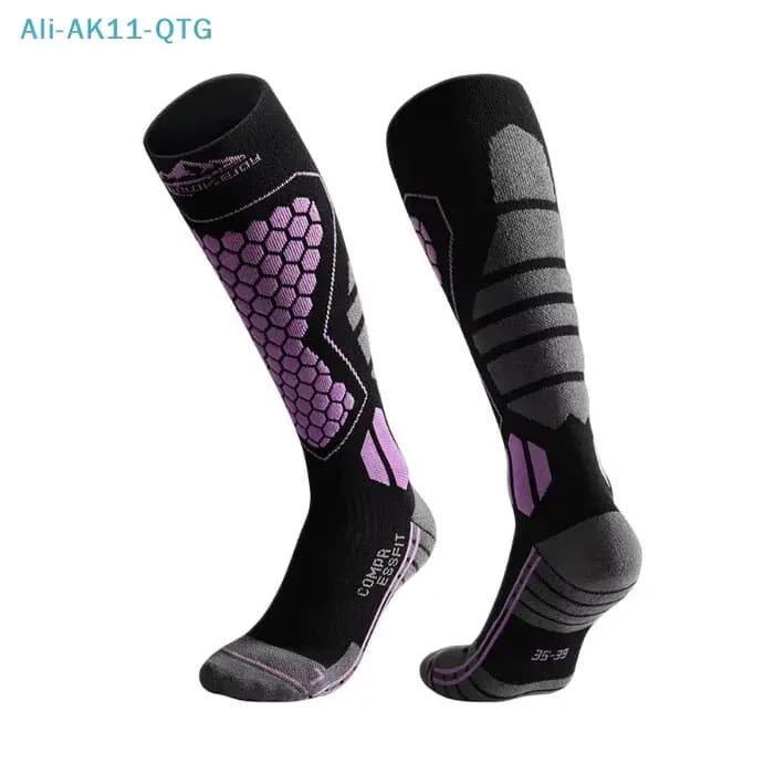 NOUVEAUTÉ! Chaussettes de ski thermiques en coton pour hommes et femmes