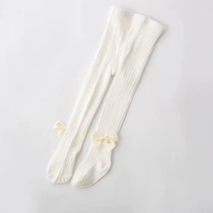 Filles princesse mignon nœud papillon collants bébé enfants hiver coton plus chaud Kawaii