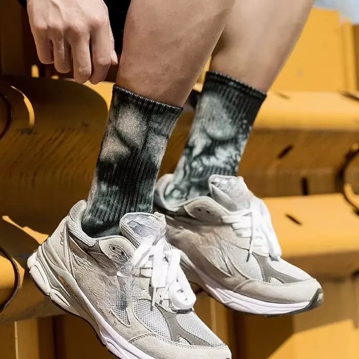 Chaussettes Tie-dye rue européenne et américaine Ins Hip-hop Tide marque Couple