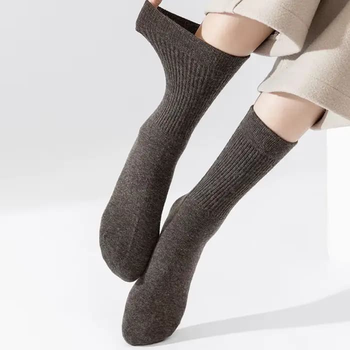 4 paires de chaussettes 100% laine pour femmes