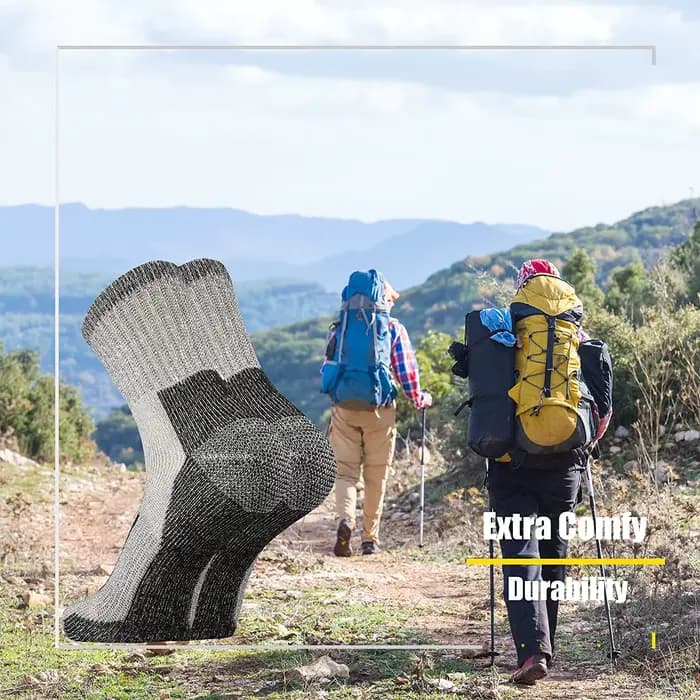 Chaussettes en laine mérinos pour hommes
