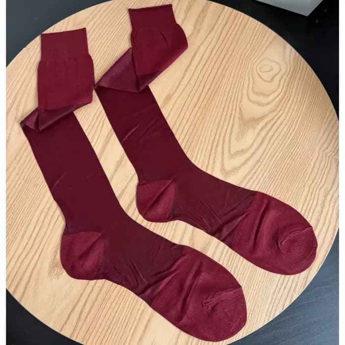 Chaussettes longues aux genoux pour hommes