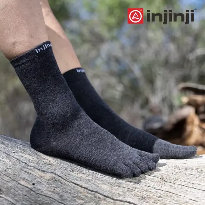 Chaussettes à cinq doigts Injinji en laine mérinos fine