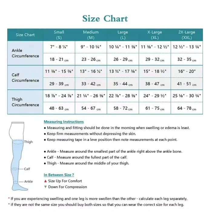 Collants de Compression médicaux 22-32mmHg collants de Compression de soutien gradué Leggings sans pieds pour œdème, varices