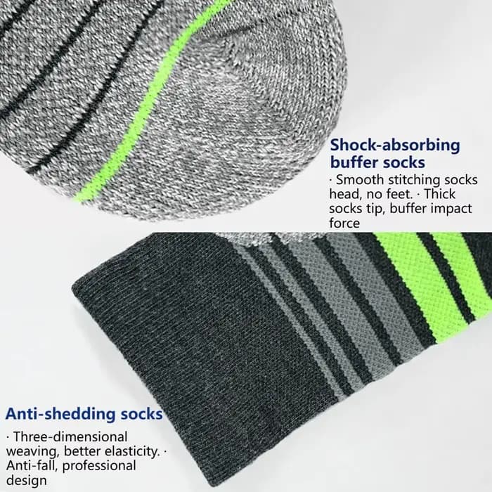 GTUBIKE chaussettes de Ski en laine mérinos