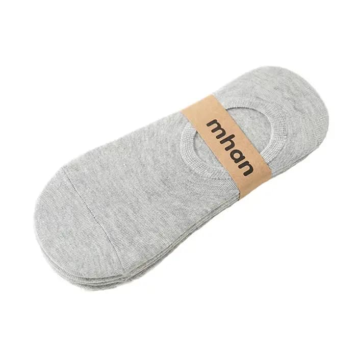 Chaussettes invisibles en coton pour hommes, 10 pièces = 5 paires, chaussettes de sport d'été coordonnantes en silicone, chaussettes bateau solides