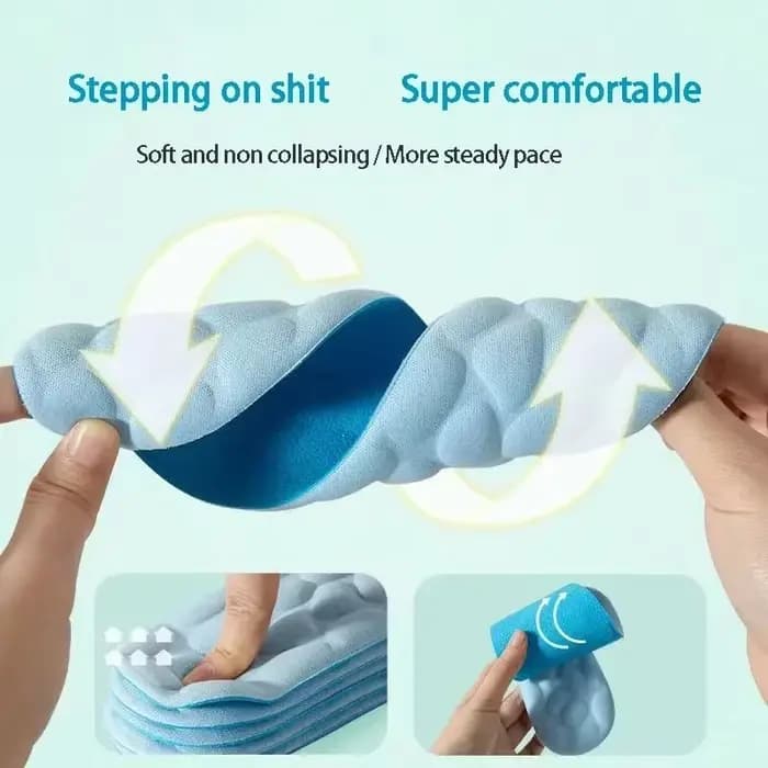 Semelles intérieures en mousse à mémoire de forme pour chaussures de course
