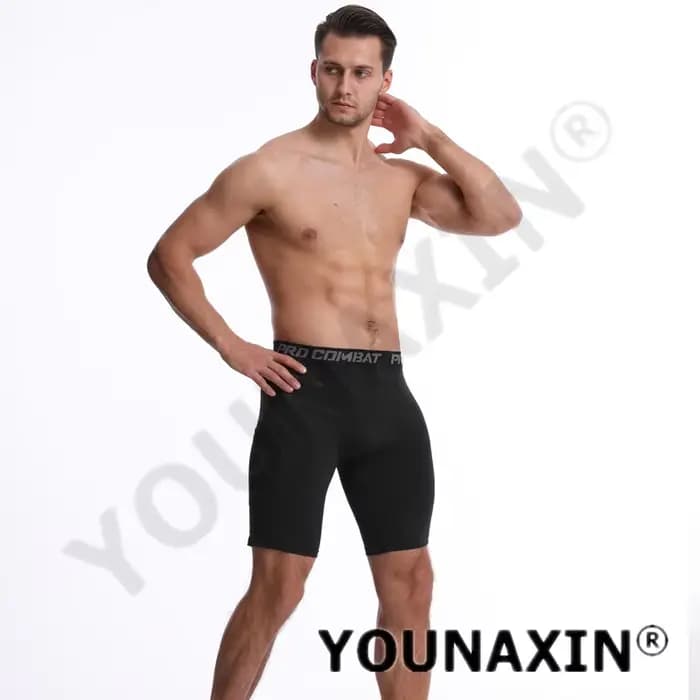 Collants de sport noirs pour hommes