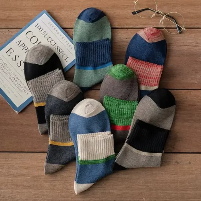 Chaussettes de sport en coton épais pour hommes