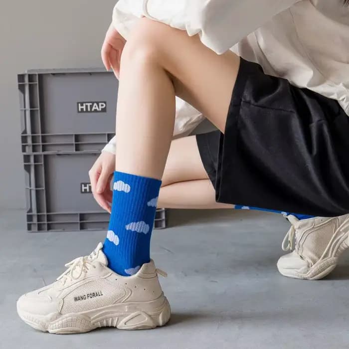 Chaussettes de sport confortables en coton pour femmes