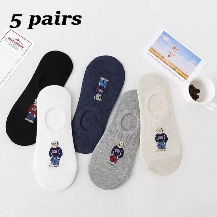 Chaussettes d'ours de dessin animé pour hommes