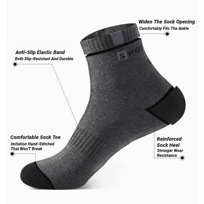 Chaussettes de sport respirantes et douces pour hommes