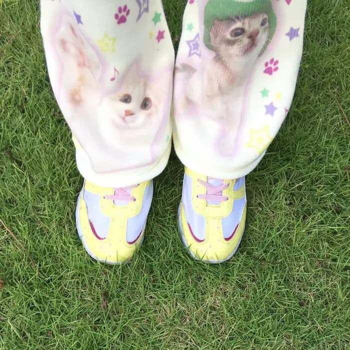 Jambières Kawaii Cat Cartoon Pys Socks