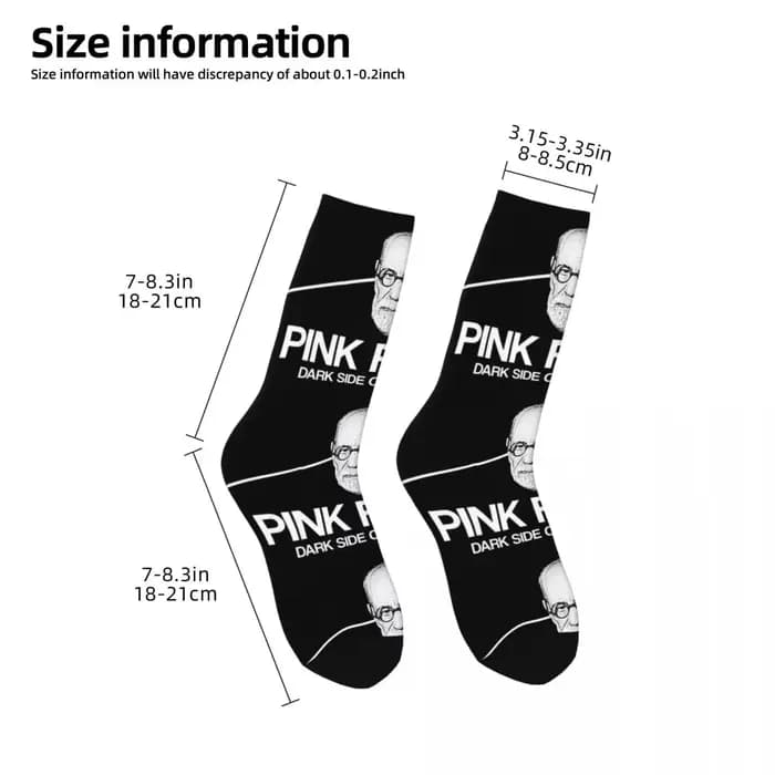 Pink Freud - Côté sombre de votre maman Chaussettes Harajuku Bas absorbants
