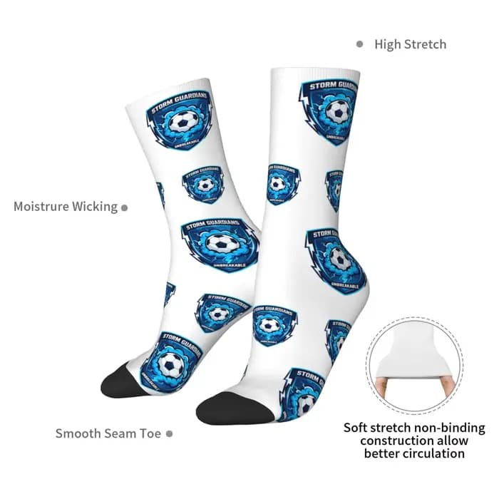 Chaussettes personnalisées avec logo de l'équipe personnalisé