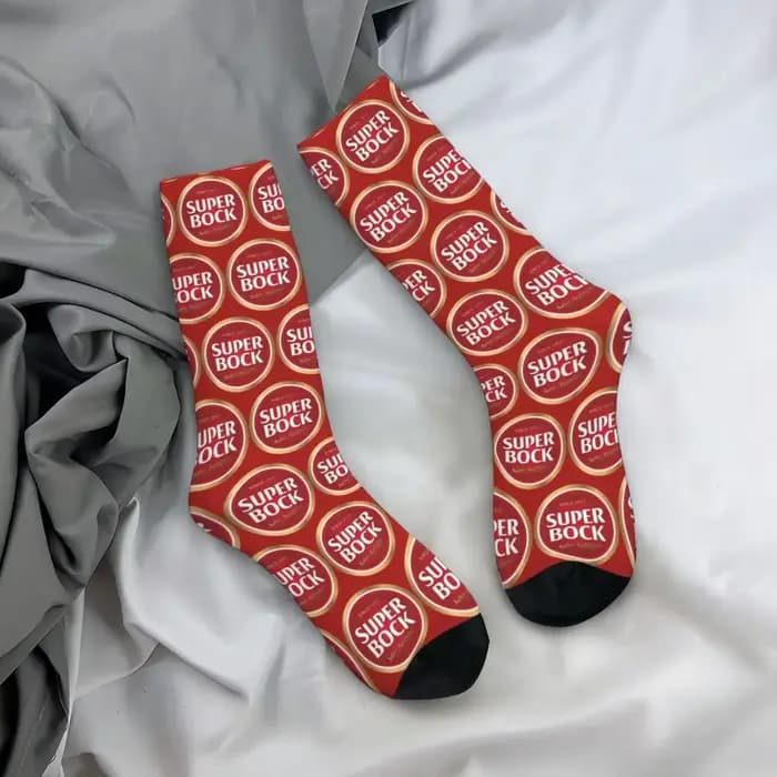 Super Bock – chaussettes Harajuku absorbant la sueur