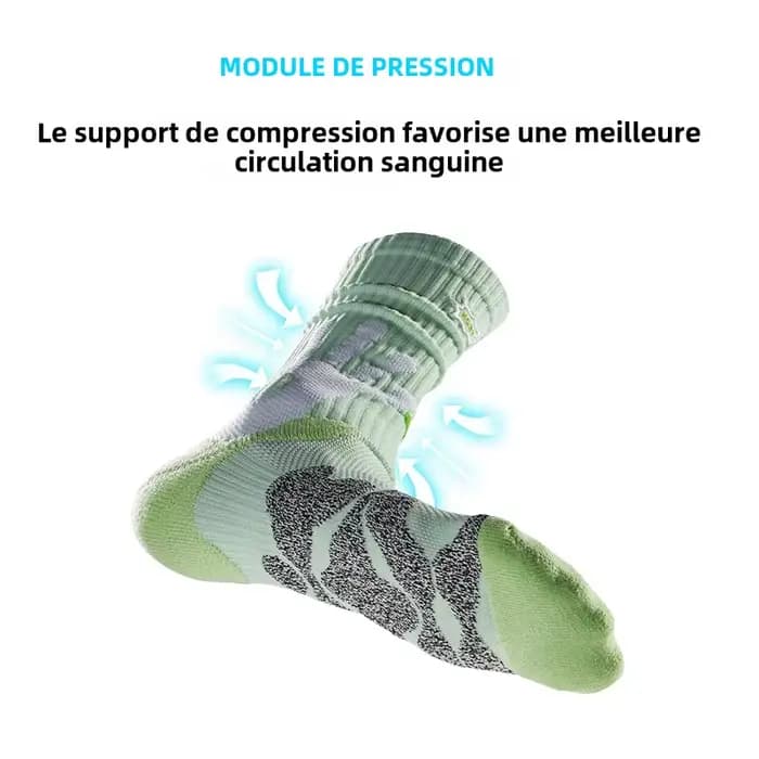 Chaussettes athlétiques avec rembourrage plus épais