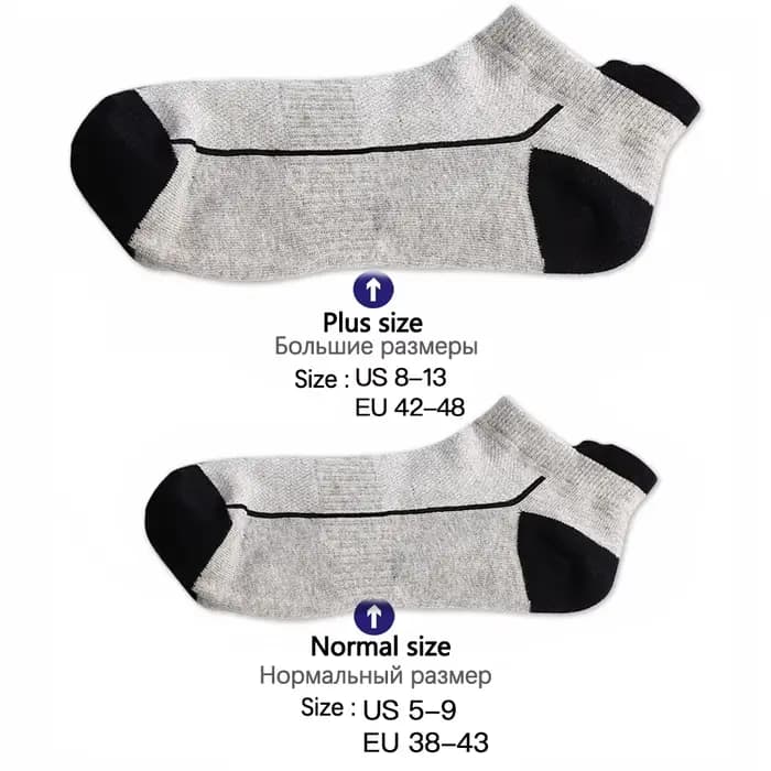 Chaussettes en coton biologique pour hommes