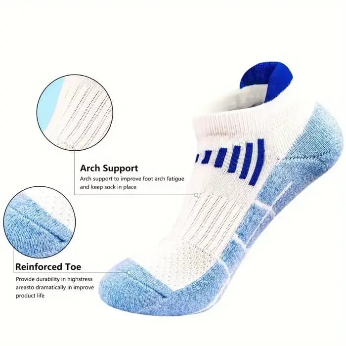 6 paires de chaussettes de compression de sport pour femmes