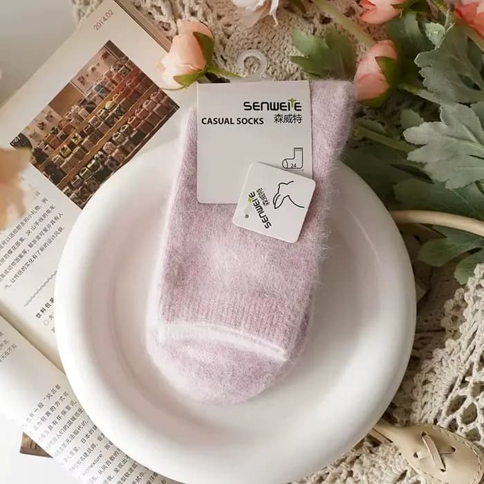 Chaussettes chaudes en mélange de laine pour femmes