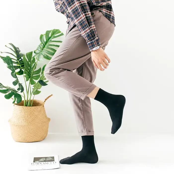 Chaussettes courtes en coton pour hommes