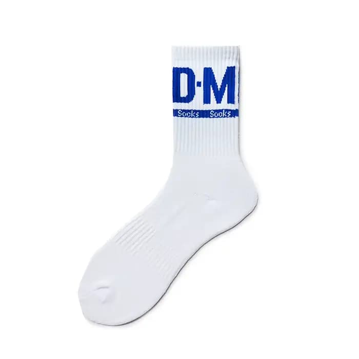 Chaussettes de sport respirantes en coton pour hommes, chaussettes de basket-ball, chaussettes de cyclisme, chaussettes de compression Meias Harajuku, ThUNICEF Crew