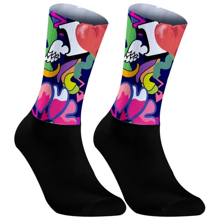 Chaussettes aérodynamiques respirantes pour hommes et femmes