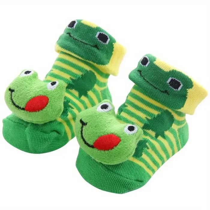 Chaussettes antidérapantes pour bébé de 0 à 12 mois