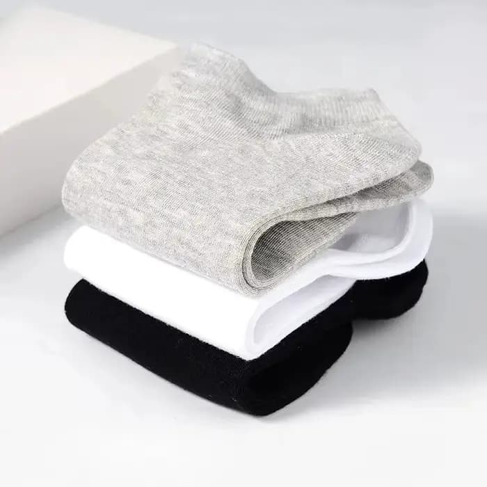 5 paires Mens Chaussettes Bateau Noir D'affaires Solide Couleur Respirant Confortable Haute Qualité Cheville