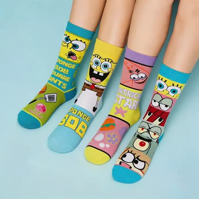 Nouvelles Chaussettes Fantaisie Amusantes en Coton Respirant pour Hommes et Femmes