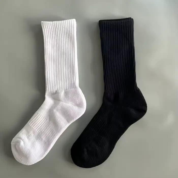 5 paires de chaussettes de sport pour hommes 100% coton