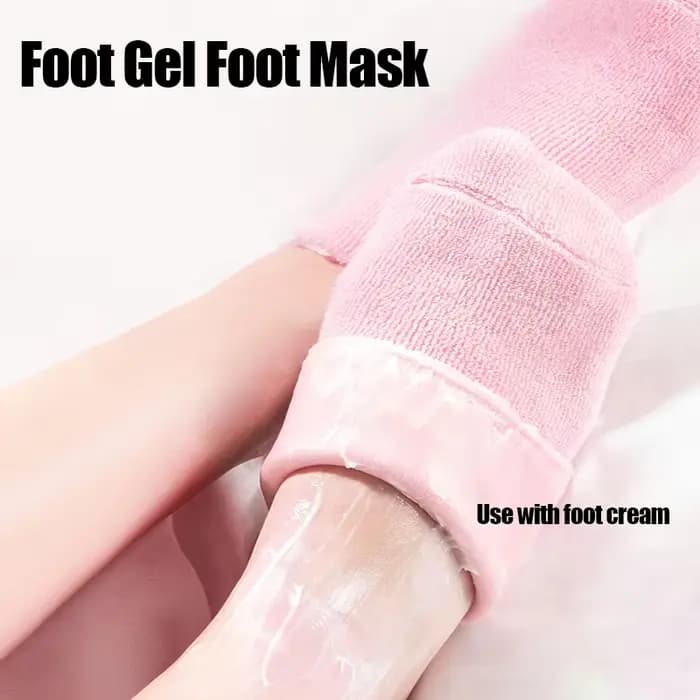 Une paire de chaussettes en Gel pour adoucir les pieds rugueux