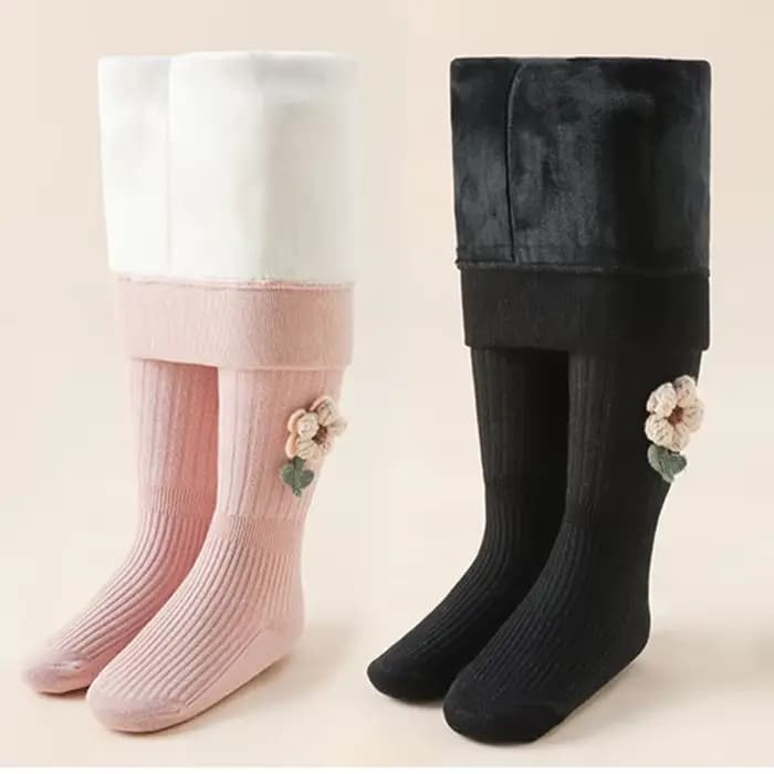 Collants épais Collants doux Leggings petite fille Collants chauds Bas extensibles