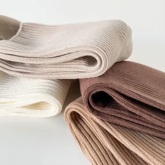 Ensemble de chaussettes à rayures de couleur unie pour femmes